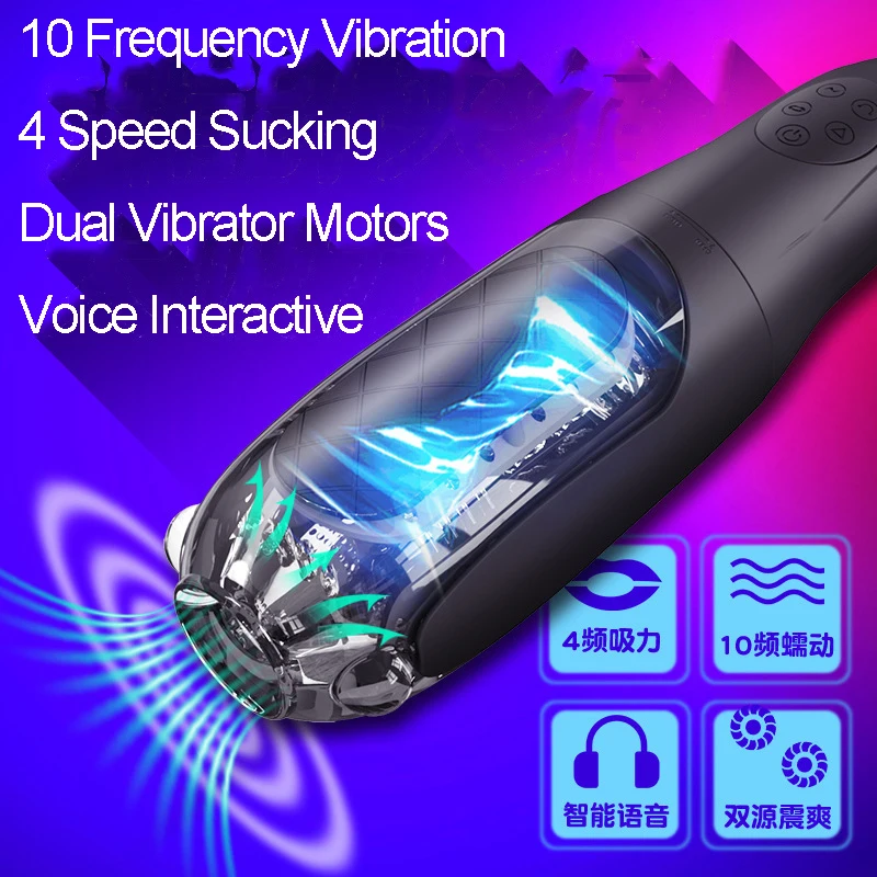 Секс шоп оральный сосущий мастурбатор для мужчин автоматический Электрический