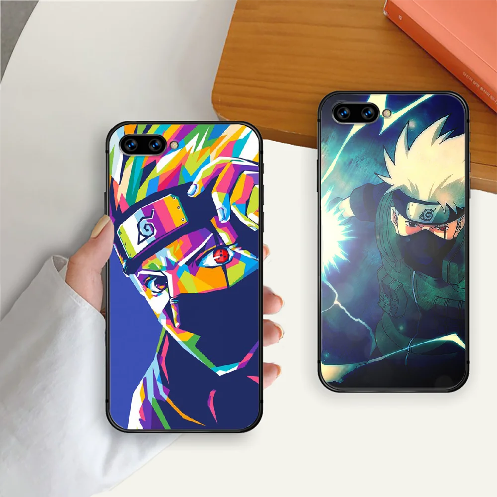 

NARUTO Hatake Kakashi Phone Case Cover For Huawei 5T 7I 8A 8X 8 9X 9 10 10I 20 30 Honor Nova Pro Lite Black Soft Tpu Prime Trend