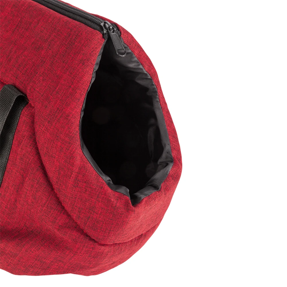 

Light Pet Carrier Cat / Dog Comfort Black Travel Bag Rose Red M