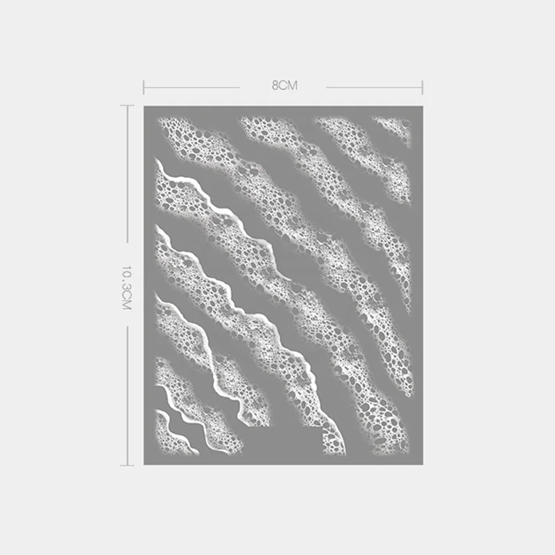 

1PC Inspur Design Transparent Nail Stickers Thin And Tough Nail Stickers Adhesive Decals For Nail Art Decoration Accessories