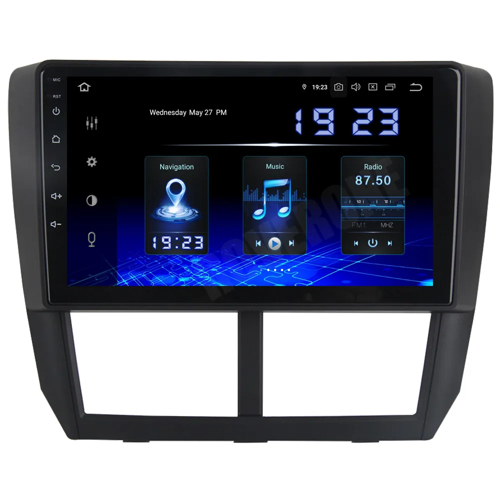 RoverOne автомобильное радио GPS для Subaru Forester Impreza 2008 2012 Android 10 Восьмиядерный сенсорный