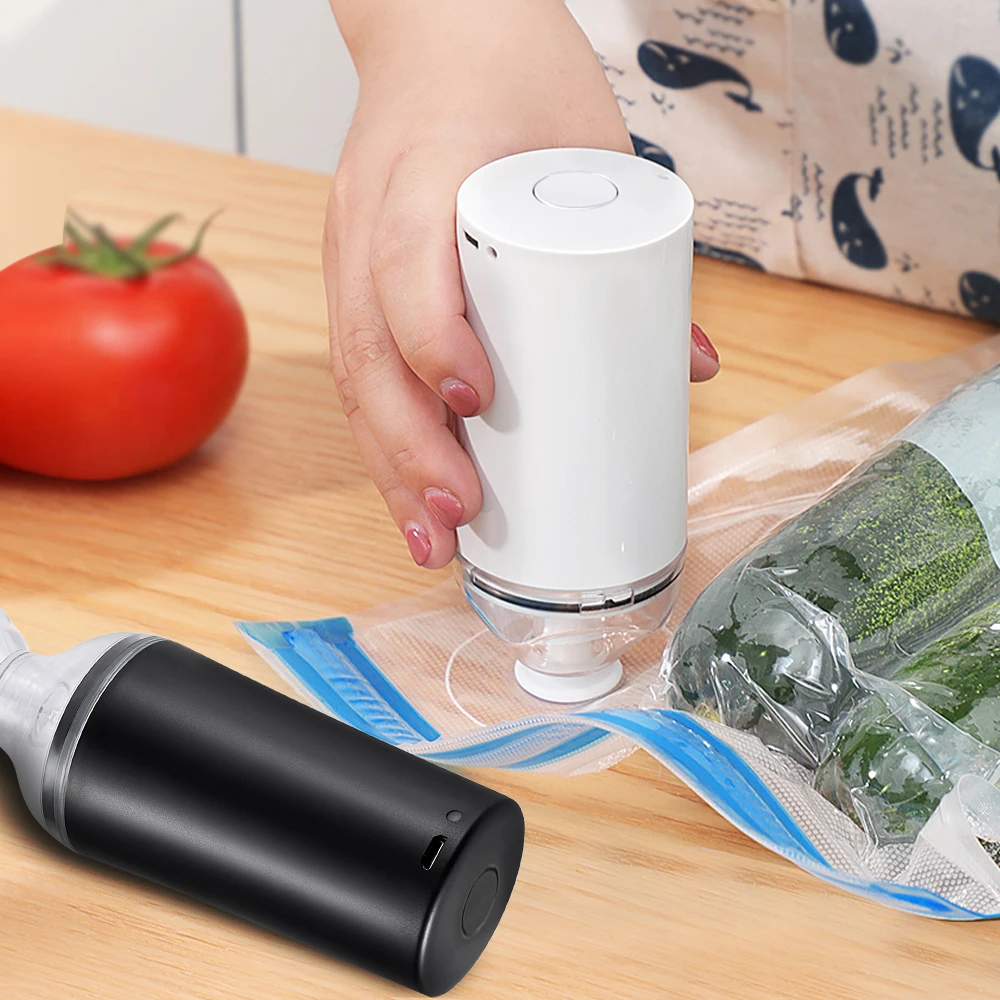 Кухонный портативный вакуумный упаковщик Мини Портативный Usb Перезаряжаемый