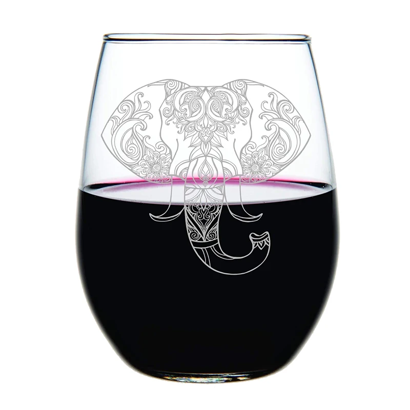 Персональные Кружки Стакан для вина без подставки 15 унций. Идеальная собака