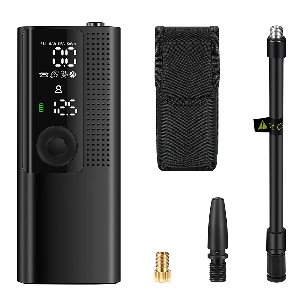 

Car Electric Air Pump Mini Portable Wireless Smart Digital Display Car Tire Inflator Air Compressor Motorcycle Ball Bike Pump