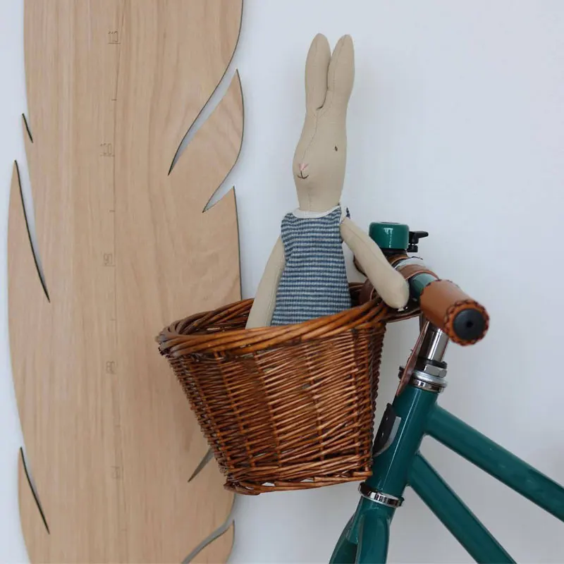 Винтажные детские велосипедные корзины из ротанга стандартные 16-дюймовые