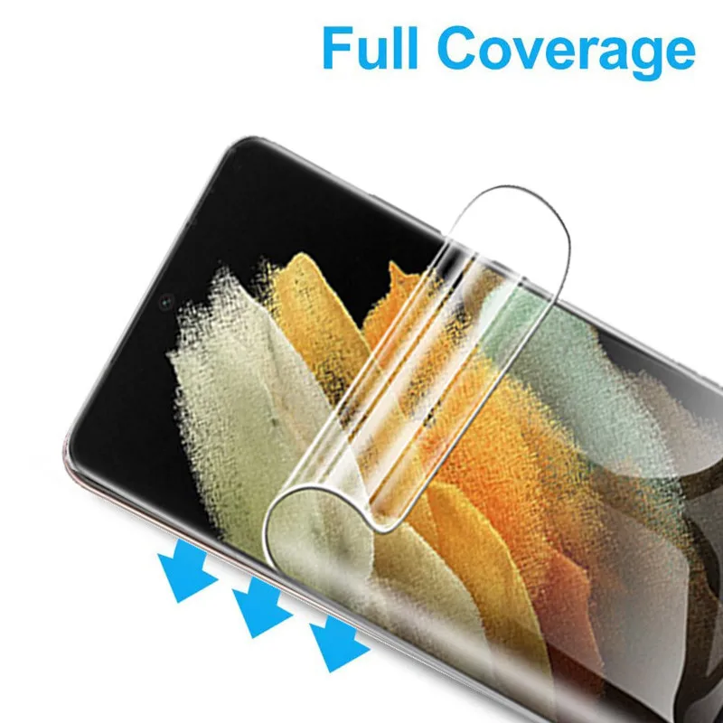 

Soft Glass for samsung s 21 Hydrogel Film galaxy s20 plus Screen Protector, note 20 ultra Camera Film Samsung galaxy s21 ultra