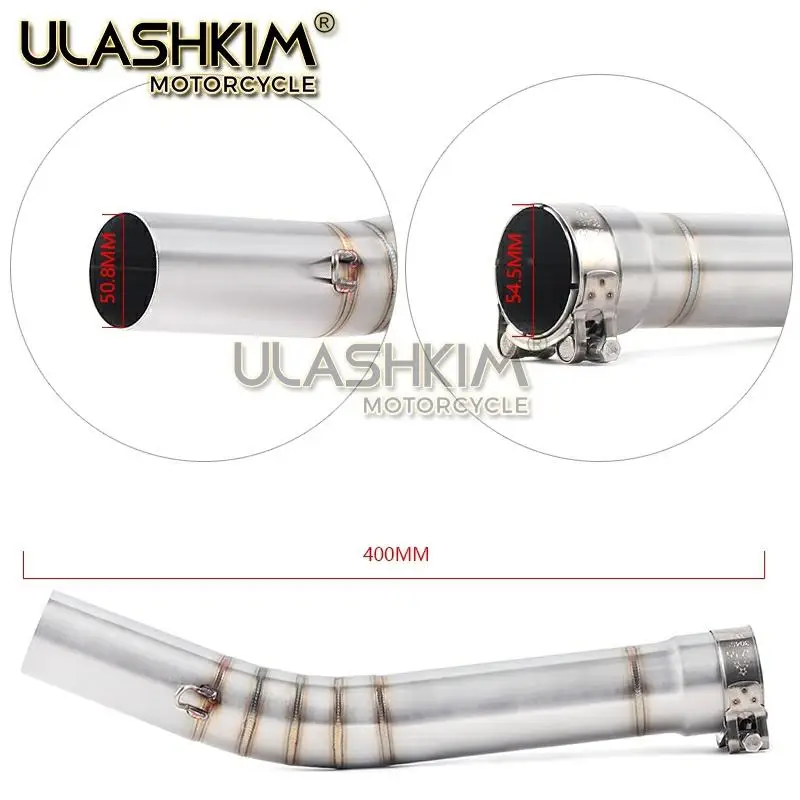 Мотоцикл Полная система глушитель Escape средняя связь контактная труба для Yamaha YZF R6