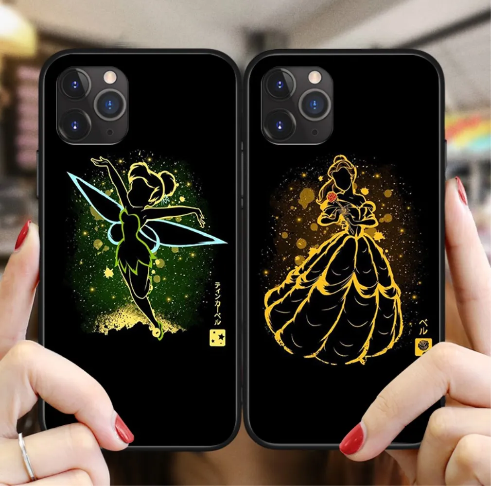 Милый мультфильм дисни Белоснежка Русалка Принцесса чехол для iPhone XS чехол для Max XR 11 Pro Max X 6S 7 8 Plus чехол эльфы