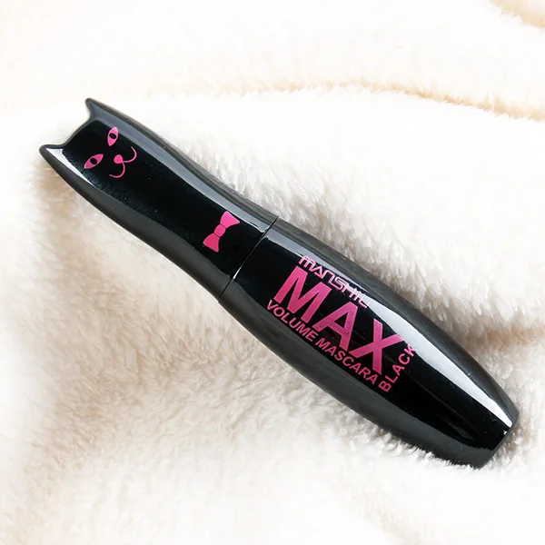 Тушь для ресниц с максимальным объемом черный водонепроницаемый завивка и