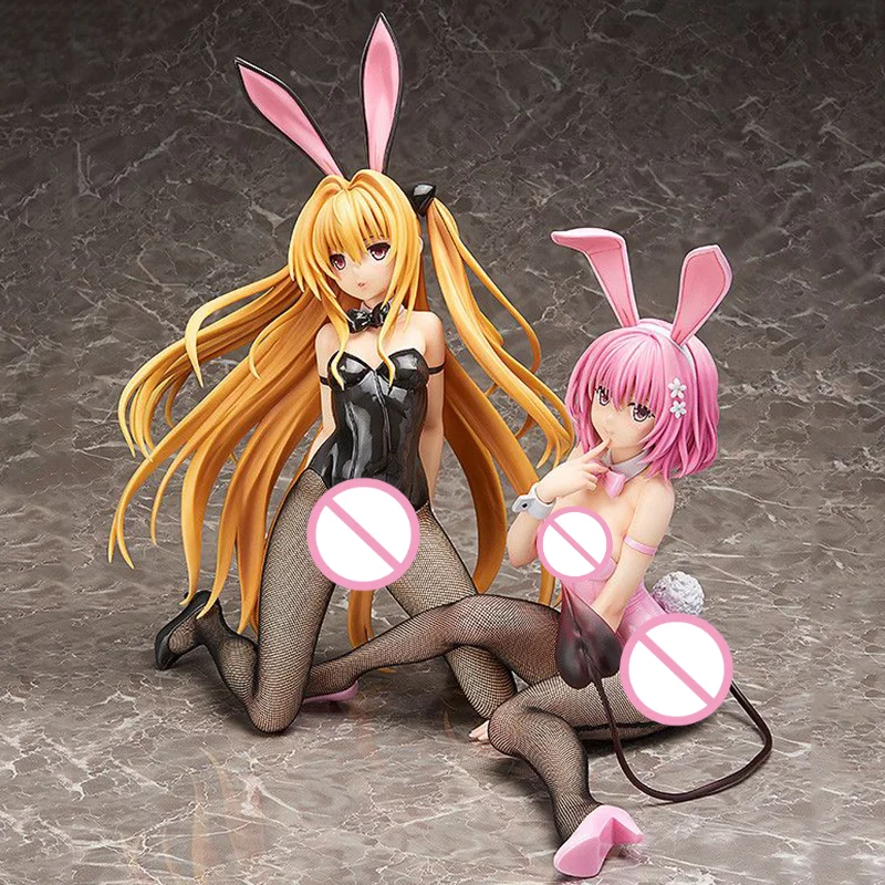 

Экшн-фигурка из аниме «LOVEru Dark Momo Belia Deviluke», Размер 24 см, ПВХ, B-стиль, 1/4, кролик Ver. Коллекционные модели кукол игрушки для подарков