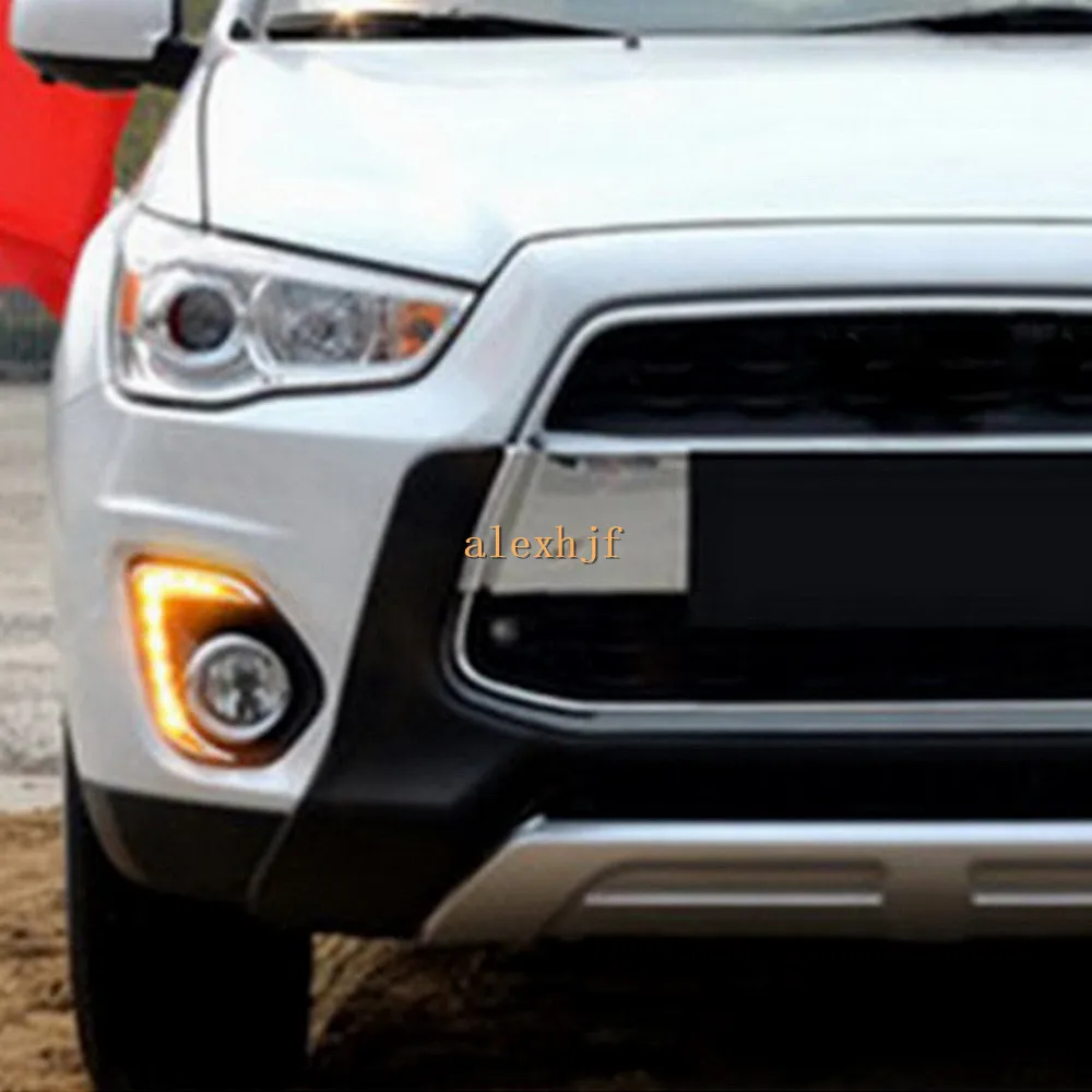 Светодиодные дневные ходовые огни July King чехол для Mitsubishi Outlander Sport ASX 2013 2015 ДХО с