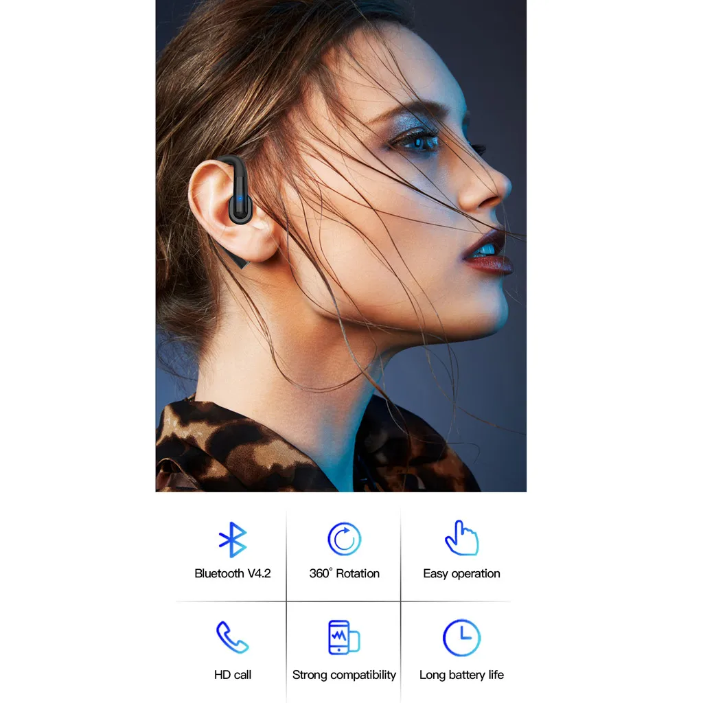 Беспроводная Спортивная стереогарнитура BT4.2 гарнитура наушники для смартфона