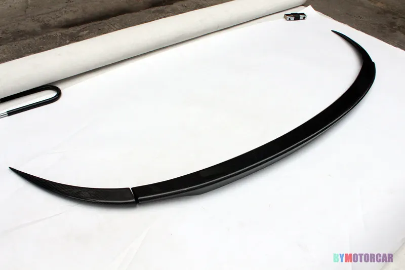 Три листа Стиль углеродного волокна спойлер багажника подходит для Porsche