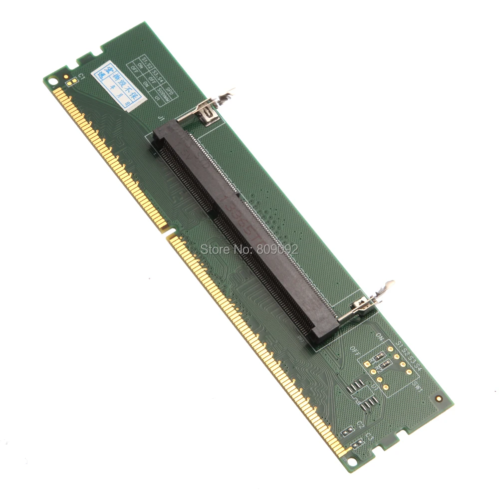 Адаптер оперативной памяти DDR3 SO-DIMM для настольных ПК разъем ОЗУ DIMM |
