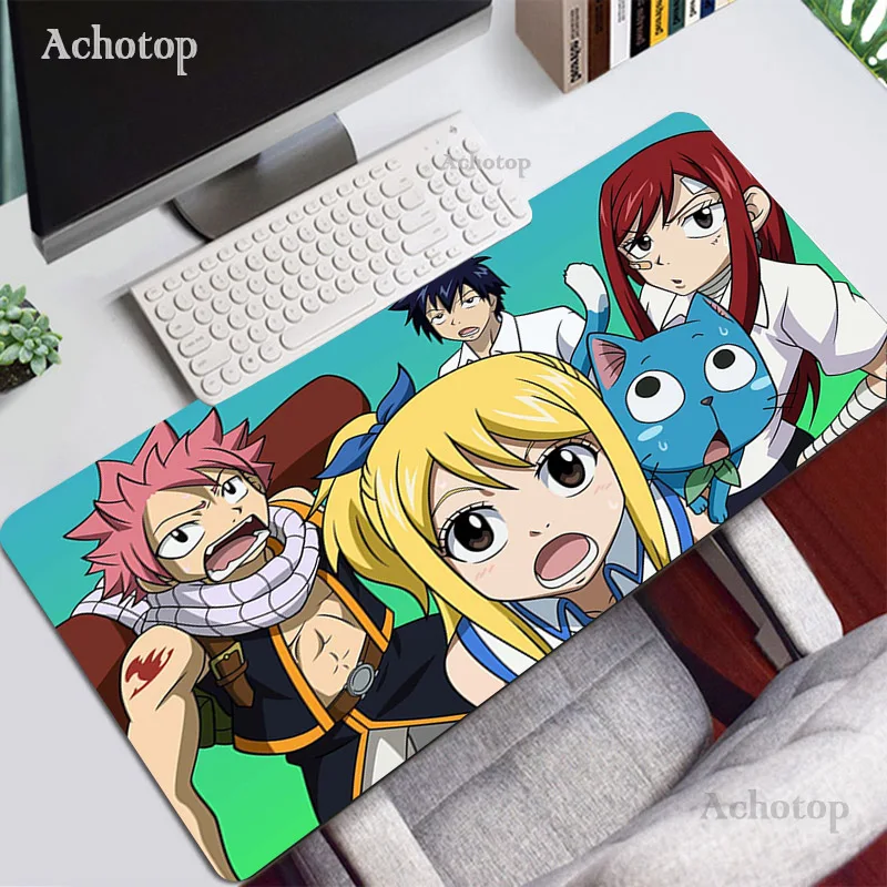 

Fairy Tail Mouse Pad XXL Big Computer Gamer Mouse Pad 700x300 Padmouse Carpet Gamer Mousepad Ergonomic Gadget Office Desk Mats