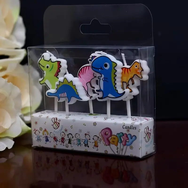 Партия из 5 предметов милые товары для дня рождения с изображением динозавра