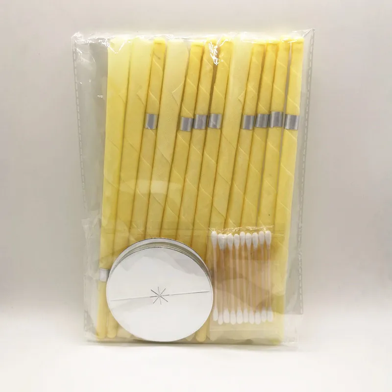 Воск для ушей свечи 10 шт. натуральный пчелиный воск прополис Индиана