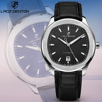lacz denton automatic watch for men mechanical wristwatches miyota 8215 business casual waterproof luminous reloj hombre 2021