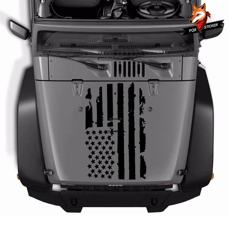 2 размера наклейка с американским флагом виниловые автомобильные аксессуары