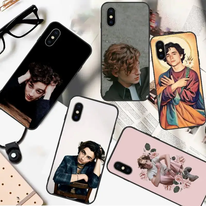 

Timothee Chalamet American actor coque funda cover Phone Case for iPhone 11 12 pro XS MAX 8 7 6 6S Plus X 5S SE 2020 XR