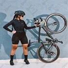 Однотонная женская одежда для велоспорта, велосипедный комбинезон, велосипедная одежда, спортивная одежда для велоспорта, велосипедная одежда
