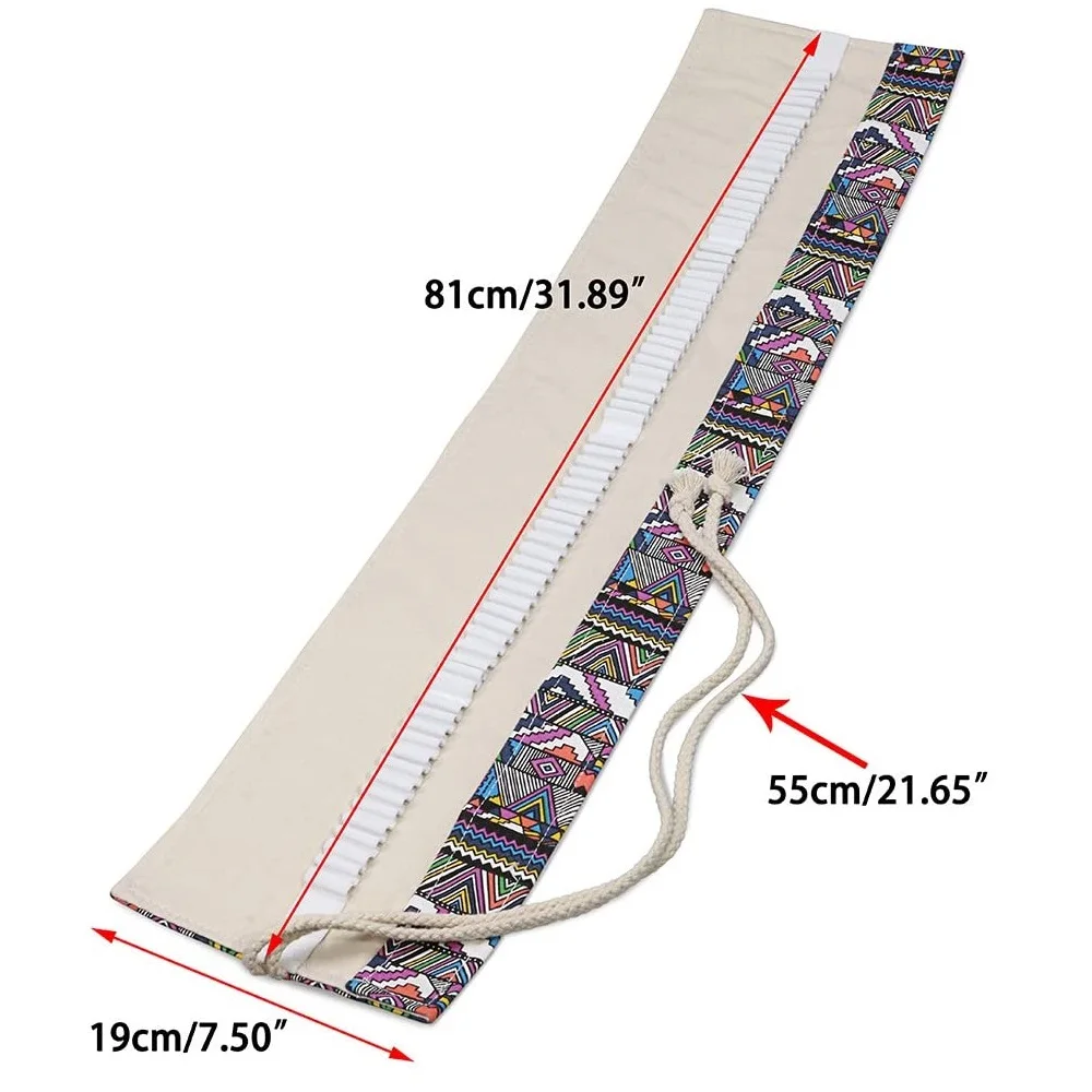 Сумка для карандашей в богемном стиле рулон тканевых складных рулонов с 36/48/72
