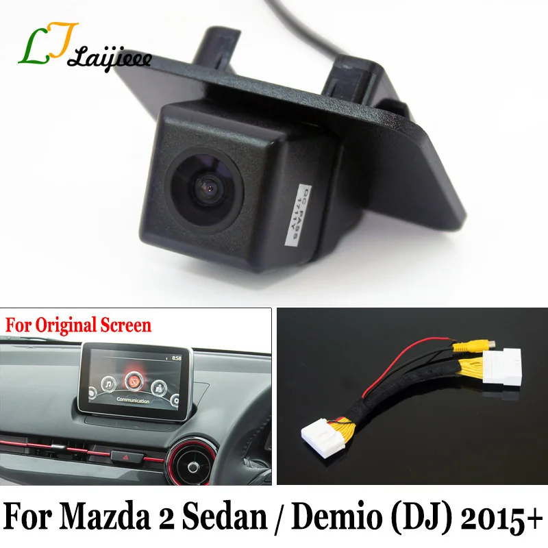 Для Mazda 2 Sedan мазда2 Demio DJ~ /28 Pin обратная камера интерфейс для заводской-infoasurement Monitor камера заднего вида