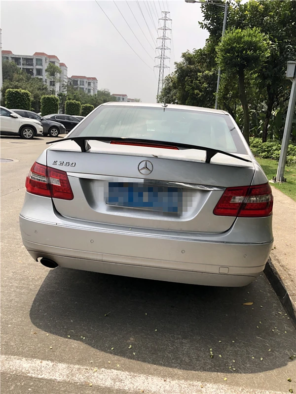 Спойлер для Mercedes Benz W212 2008 2018 E260/E200/E300 E class TF ABS Материал заднее крыло автомобиля
