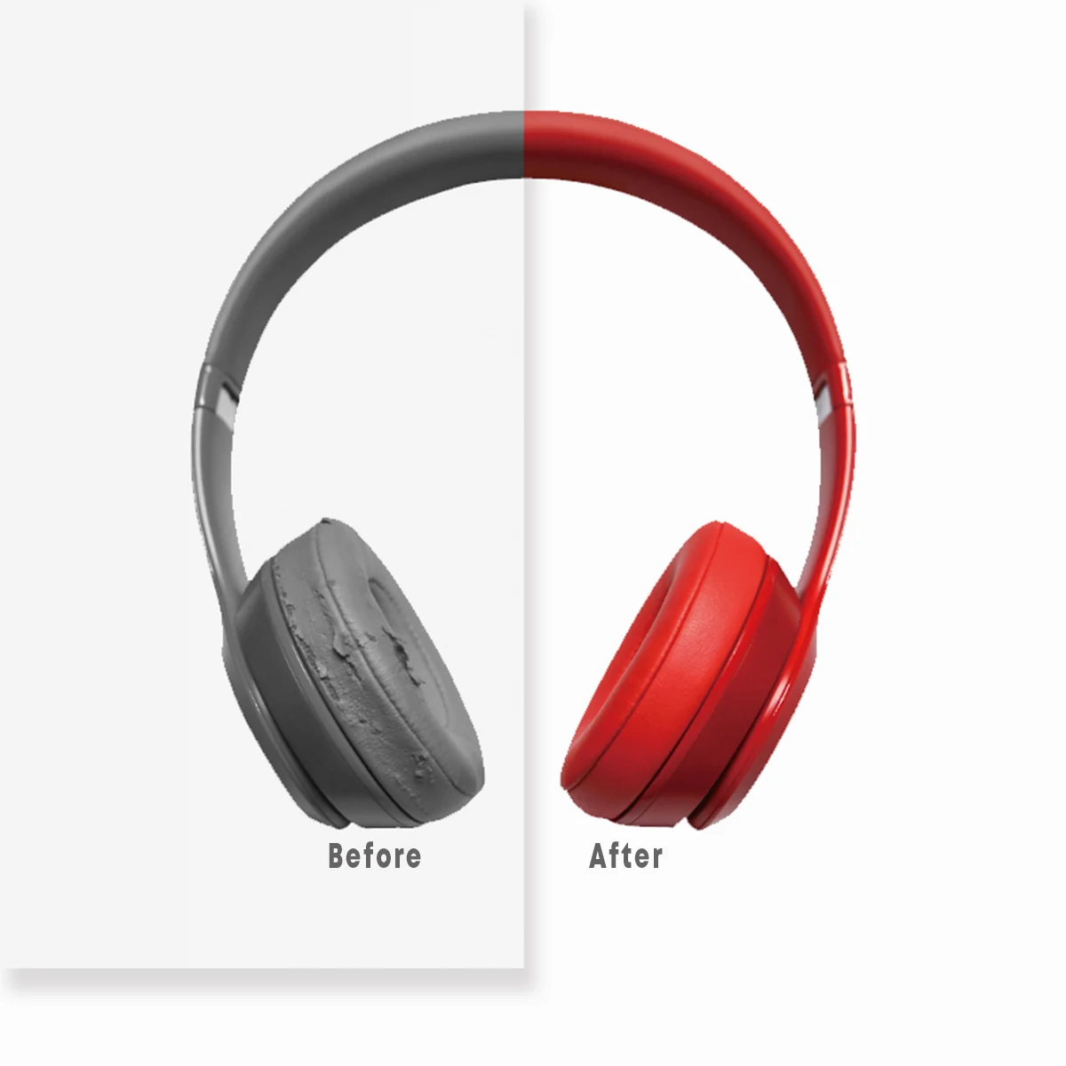 1 пара наушников Замена для Solo 2 проводных наушников Earpad Earmuff пены амбушюры крышка мягкая полиуретановая кожа подушечка-спонж крышка