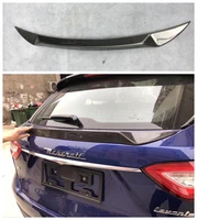 high quality carbon fiber car rear trunk lip spoiler wing fits for maserati levante 2016 2017 2018 2019