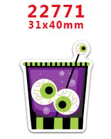 22771 30 шт hollaween характер плоское украшение из смолы PR 22547 - Цвет: 22771