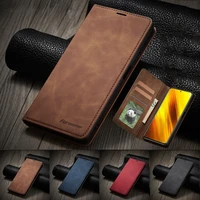 for xiaomi luxury leather magnet case poco x3 m3 f3 11 10t lite redmi 9a 9c 9t note 10 9 s 8 7 pro max flip wallet phone cover
