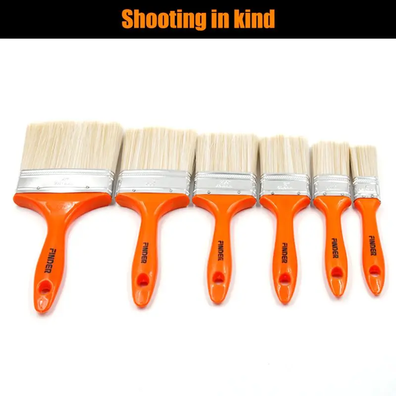 

New House Decorative Paint Brush Acrylic Oil Wooden Building Painting Household Tool Wall Decoration Cleaning Brushes1-4 in HX6C