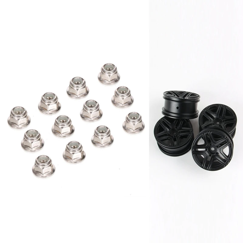 Комплект металлических колесных дисков 1 комплект ступица колеса для MN86 черная и