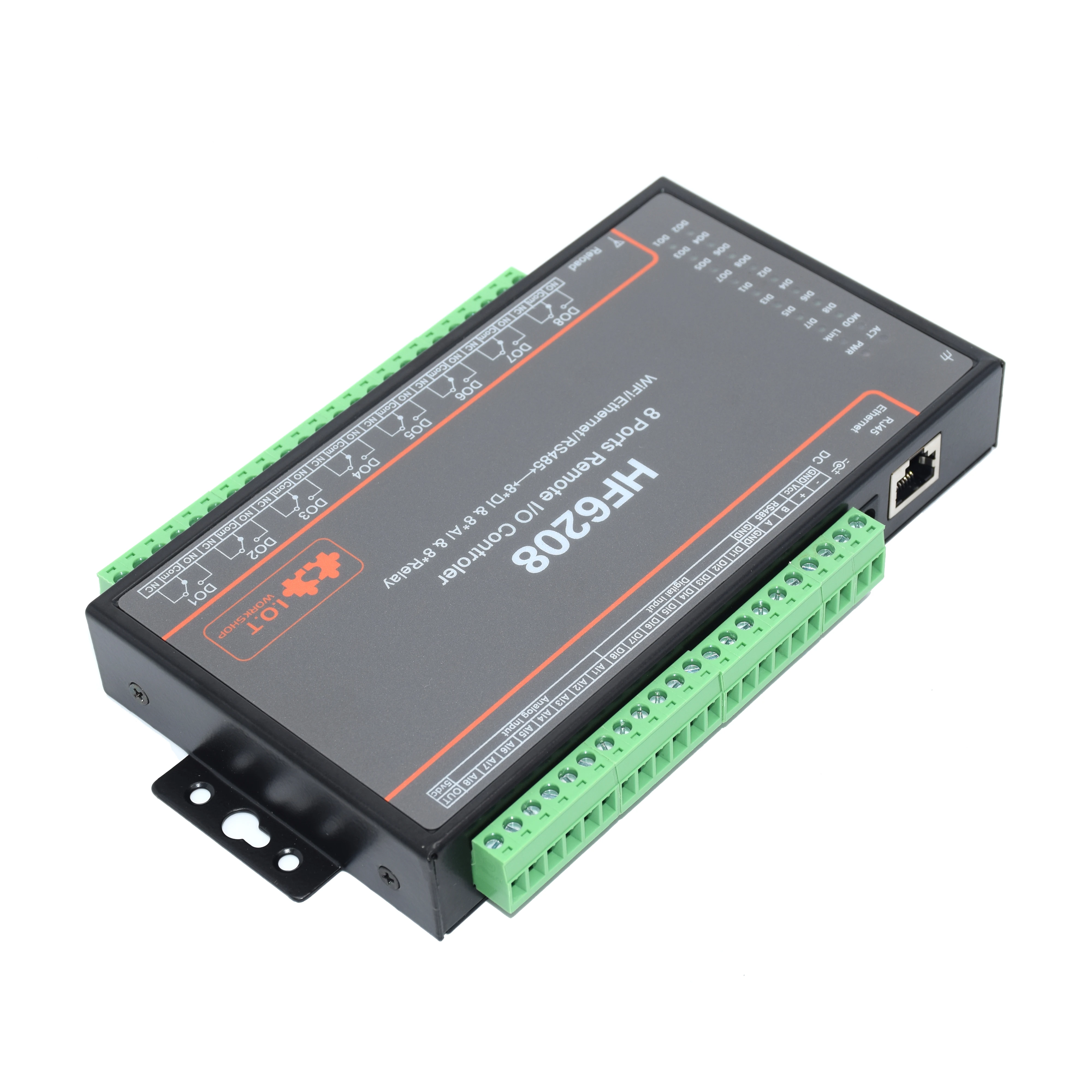 8 канальный контроллер ввода вывода HF6208 RS485 Ethernet Wi Fi пульт дистанционного