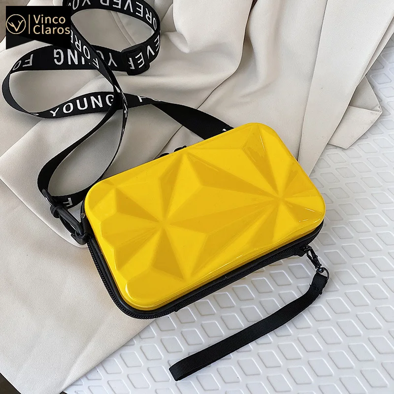 

Fashion Mini Bag Female Small Suitcase Shape Handbag Shoulder Bag 2021 Women Bags Tote Purse Crossbody Bags for Women