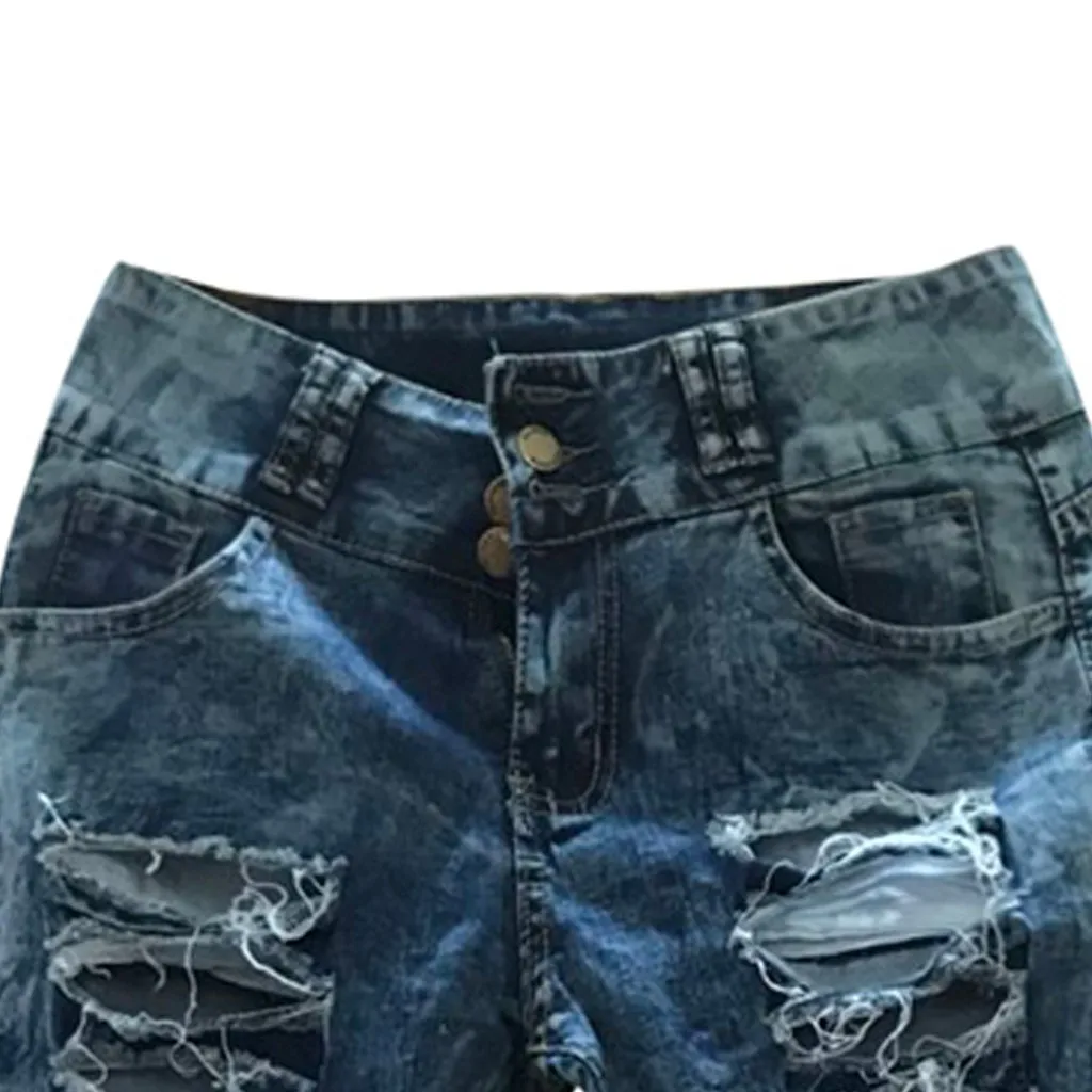 Женские рваные джинсы SAGACE эластичные брюки-карандаш леггинсы большие размеры 2020