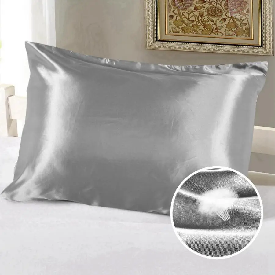 Наволочка 100% полиэстер Мягкая шелковистая сатиновая наволочка отлично подходит