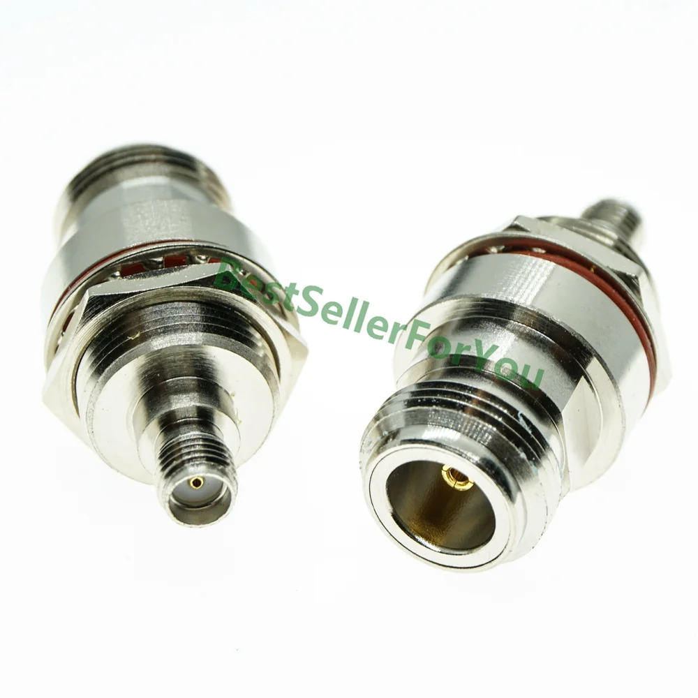 

RF adapter N female to SMA female bulkhead mount with O-ring Waterproof circle