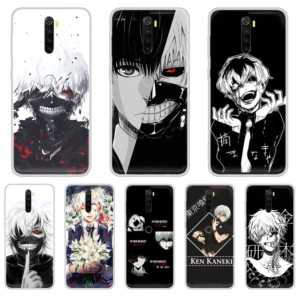 Аниме Tokyo Ghouls террор ужас 3D оболочка Прозрачный чехол для телефона XIAOMI Redmi Note 3 4 5 6 7