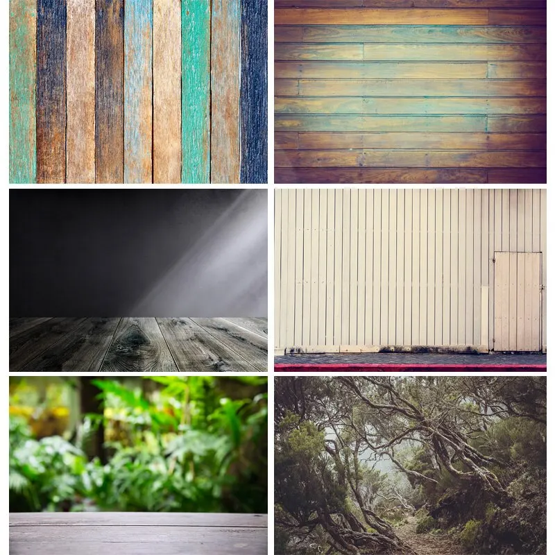 

Art Fabric Retro Wood Board Texture Photo Backdrops Scenery Wooden Floor Plank Photography Background for Photo Studio FMB-03