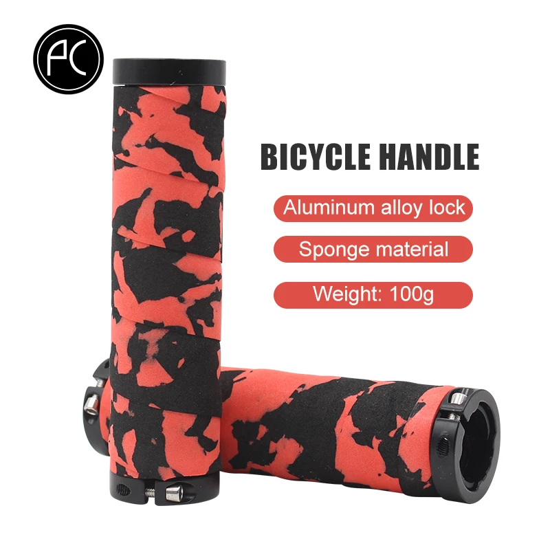 

PCycling Bicycle Grips Camouflage Sponge Comfortable Non-slip Absorption Handle Tape MTB Road Bike Ultralight Cycling Parts