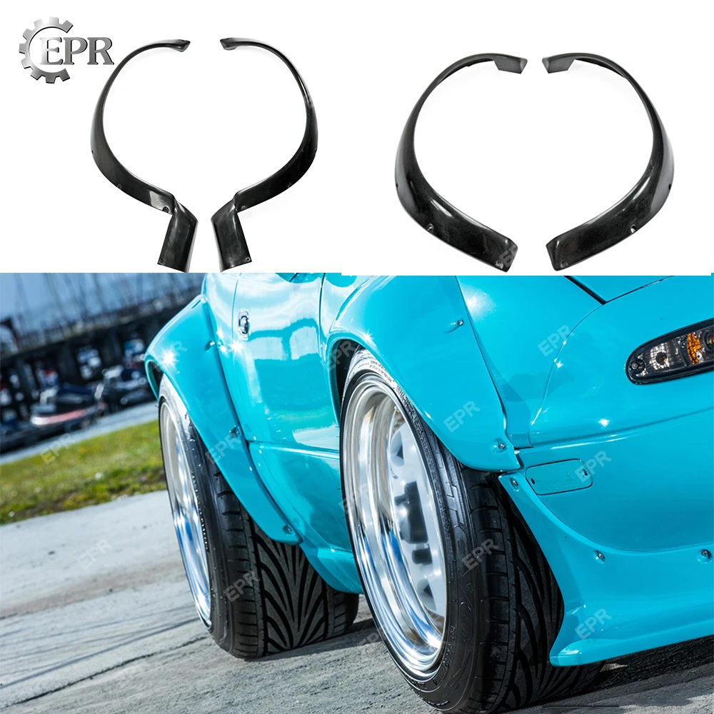 For Mazda MX5(1989 1997)NA Miata Roadster R FRP Bunny Wide Body Glass Fiber Front/Rear Fender Tuning Part Trim Fiberglass Fender|Обвесы| |