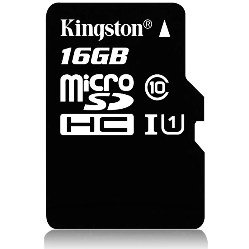 Kingston Micro SD 8 ГБ 16 ГБ 32 ГБ 64 Гб 128 ГБ 256 ГБ флеш-карта памяти Microsd SDHC/SDXC класс 10 дропшиппинг TF карт Micro sd - Емкость: K-TF-16G-C10