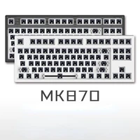 mk87 semi finished keyboard bottom plate mechanical custom macro programming bluetooth wireless three mode jiadalong gaming