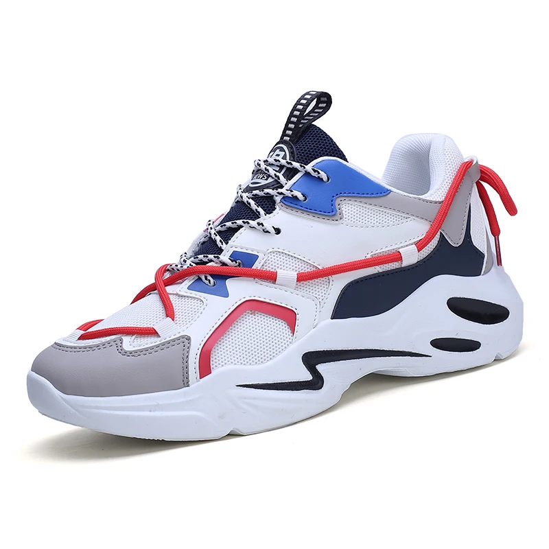 

Мужская повседневная обувь на толстой подошве; Мужские кроссовки на шнуровке; Брендовые спортивные белые кроссовки для фитнеса; Мужские кр...