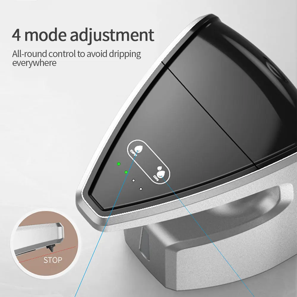 

Touchless Soap Dispenser Automatic Soap Dispenser Adjustable Soap Dispensing Control Button Wall Mounted Soap Dispenser