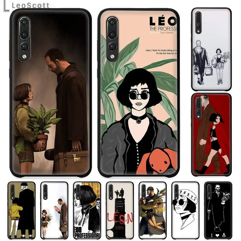 

Leon Matilda Natalie Portman Phone Case For Huawei honor Mate P 9 10 20 30 40 Pro 10i 7 8 a x Lite nova 5t Shell Cover Funda