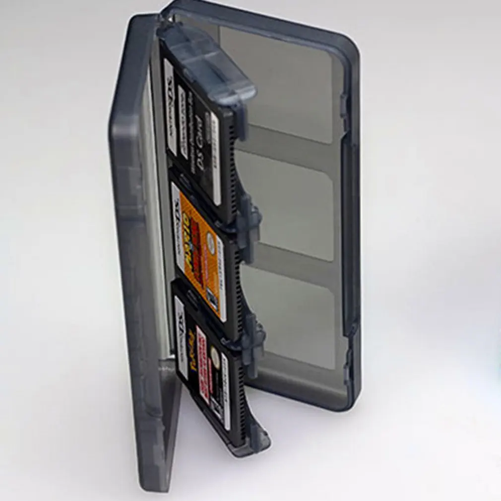 6 в 1 Жесткая пластмассовая коробка для хранения чехол держатель Nintendo DS 2DS Новый 3DS