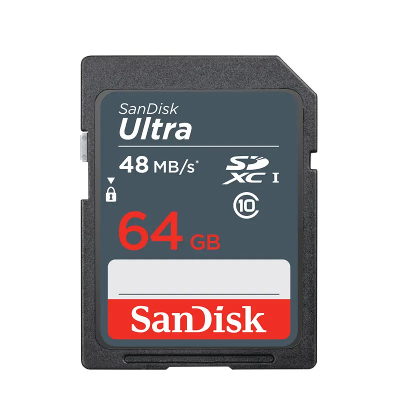 флешка карта памяти SanDisk Ultra carte sd класс 10 16 ГБ 32 64 128 kart C10 флеш для камеры Canon Full HD card
